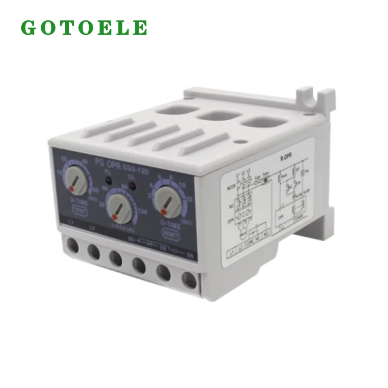 Relé de sobrecarga do motor eletrônico PG OPR-SS3-120
